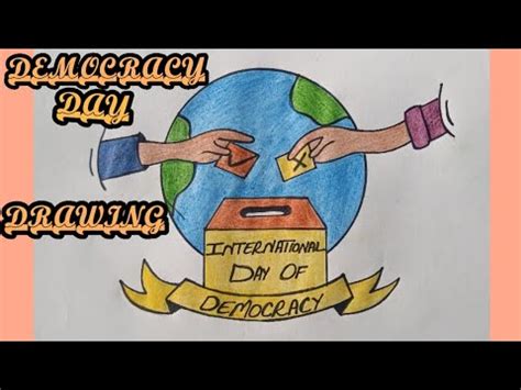 easy demokrasya drawing|Democracy Sketch royalty.